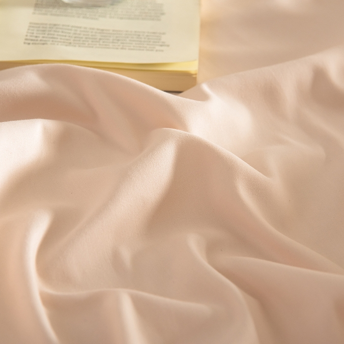 91家纺网 家纺一手货源 找家纺 Mr.pig猪先生水洗棉 2025新款A类50支双股全棉纯棉贡缎磨毛单床笠床笠单件 芙蓉粉