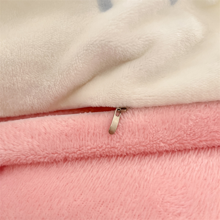 91家纺网 家纺一手货源 找家纺 寻米 2025新款高克重加厚保暖牛奶绒四件套-第二批 熊猫桃桃