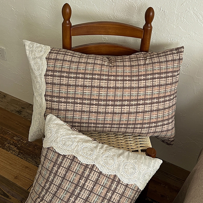 91家纺网 家纺一手货源 找家纺 梵克保罗 2025新款亚麻复古花边系列四件套 茶巷