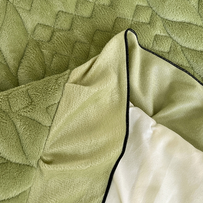 91家纺网 家纺一手货源 找家纺 梦舒羽 2025新款牛奶绒花边夹棉枕套单人宿舍枕芯套枕头套一对-轻奢 花边轻奢款-果绿