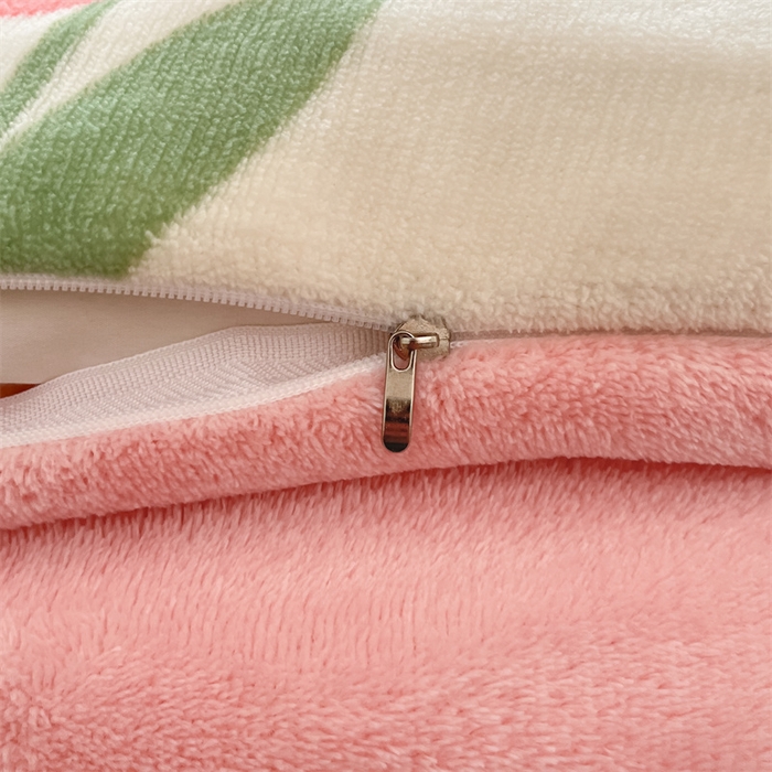 91家纺网 家纺一手货源 找家纺 寻米 2025新款高克重加厚保暖牛奶绒四件套-第二批 郁香小兔