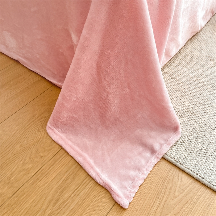 91家纺网 家纺一手货源 找家纺 寻米 2025新款高克重加厚保暖牛奶绒四件套-第二批 云朵小兔