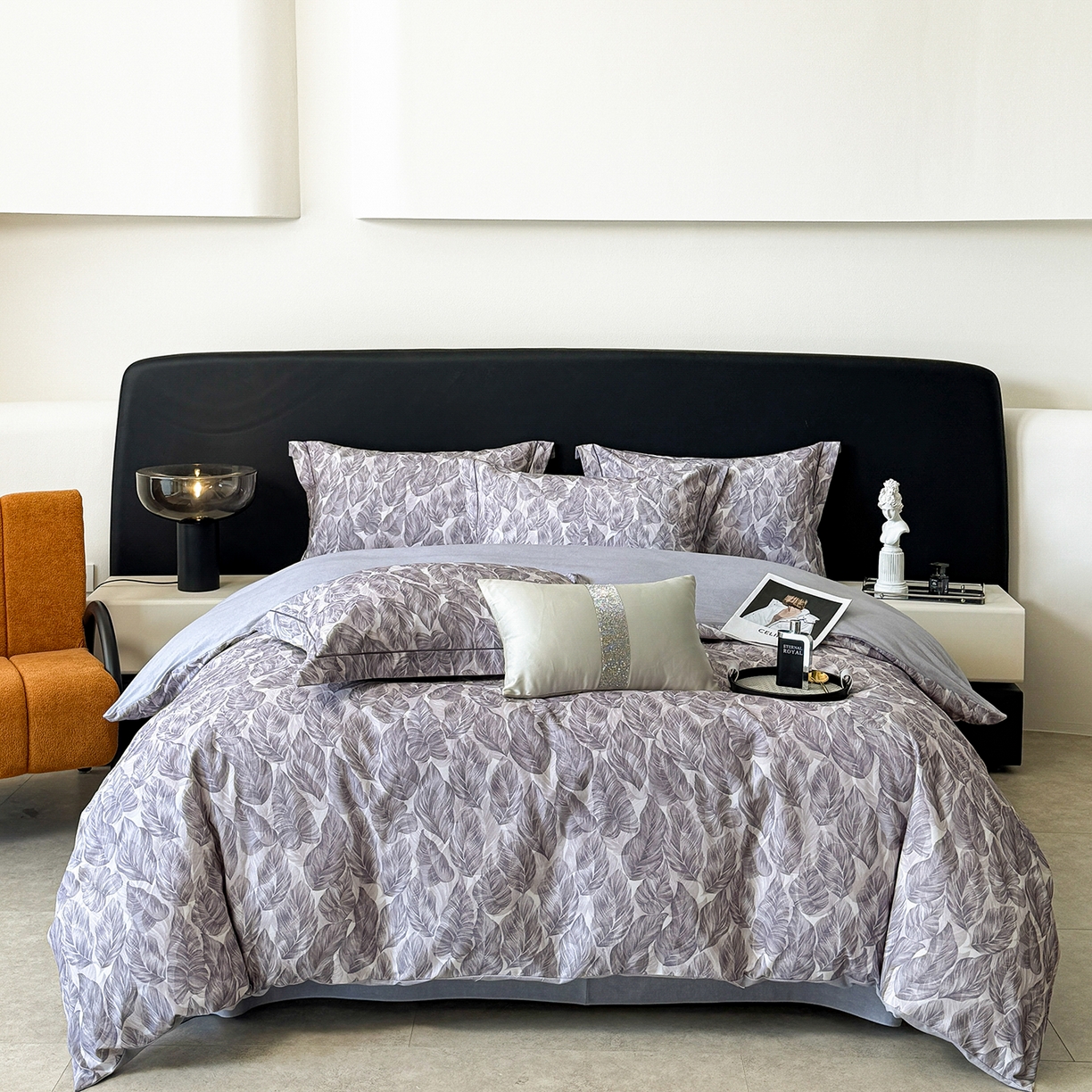 91家纺网 家纺一手货源 找家纺 （总）梵克保罗 2025秋冬新款数码印花全棉磨毛单被套三件套四件套系列