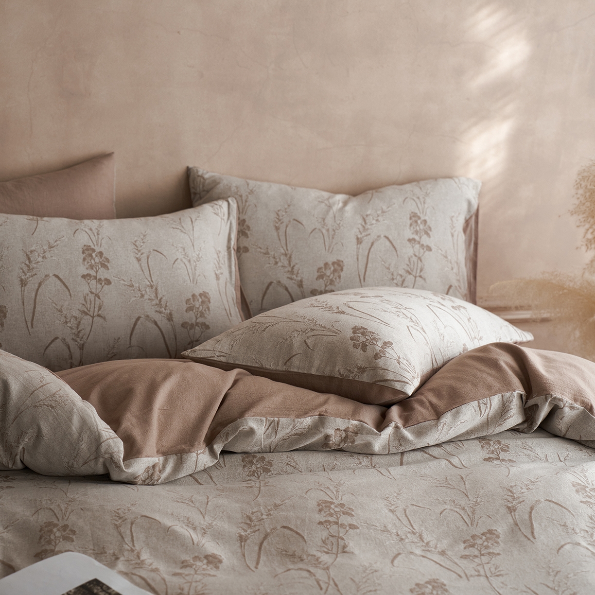 91家纺网 家纺一手货源 找家纺 （总）梵克保罗 2025秋冬新款全棉水洗色织大提花四件套