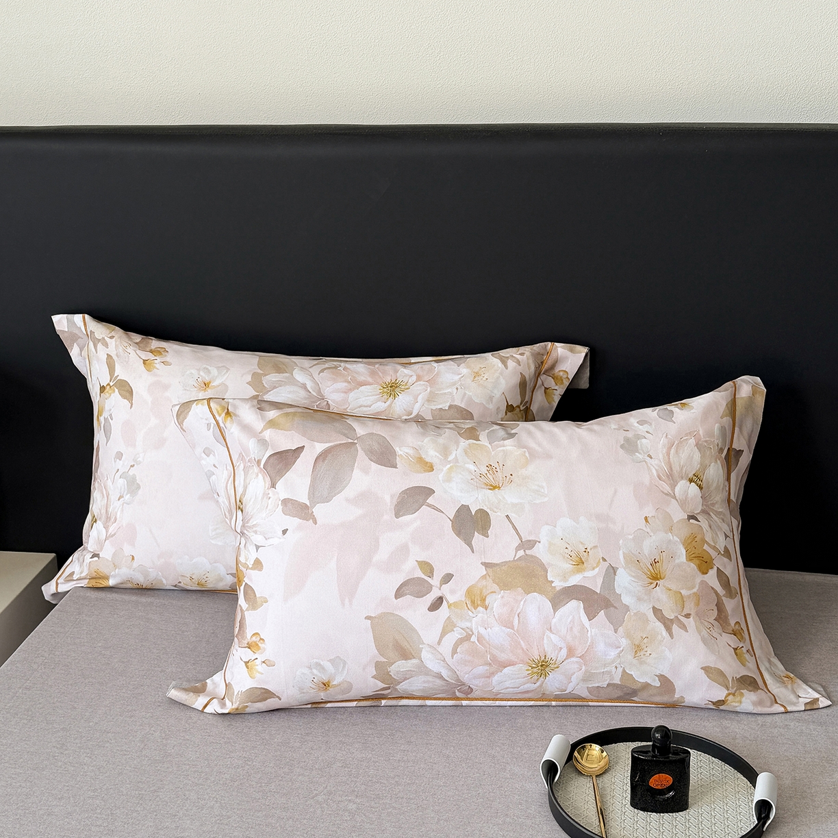 91家纺网 家纺一手货源 找家纺 梵克保罗 2025秋冬新款数码印花全棉磨毛单被套三件套四件套系列 凤穿牡丹