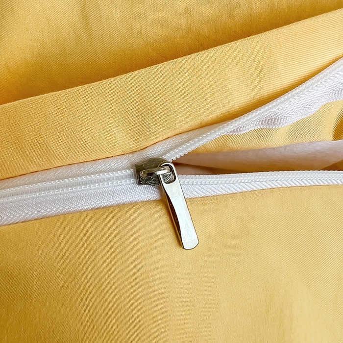 91家纺网 家纺一手货源 找家纺 梵克保罗 2025秋冬新款直播热卖长绒棉刺绣花边四件套-繁星系列 繁星-柠檬黄