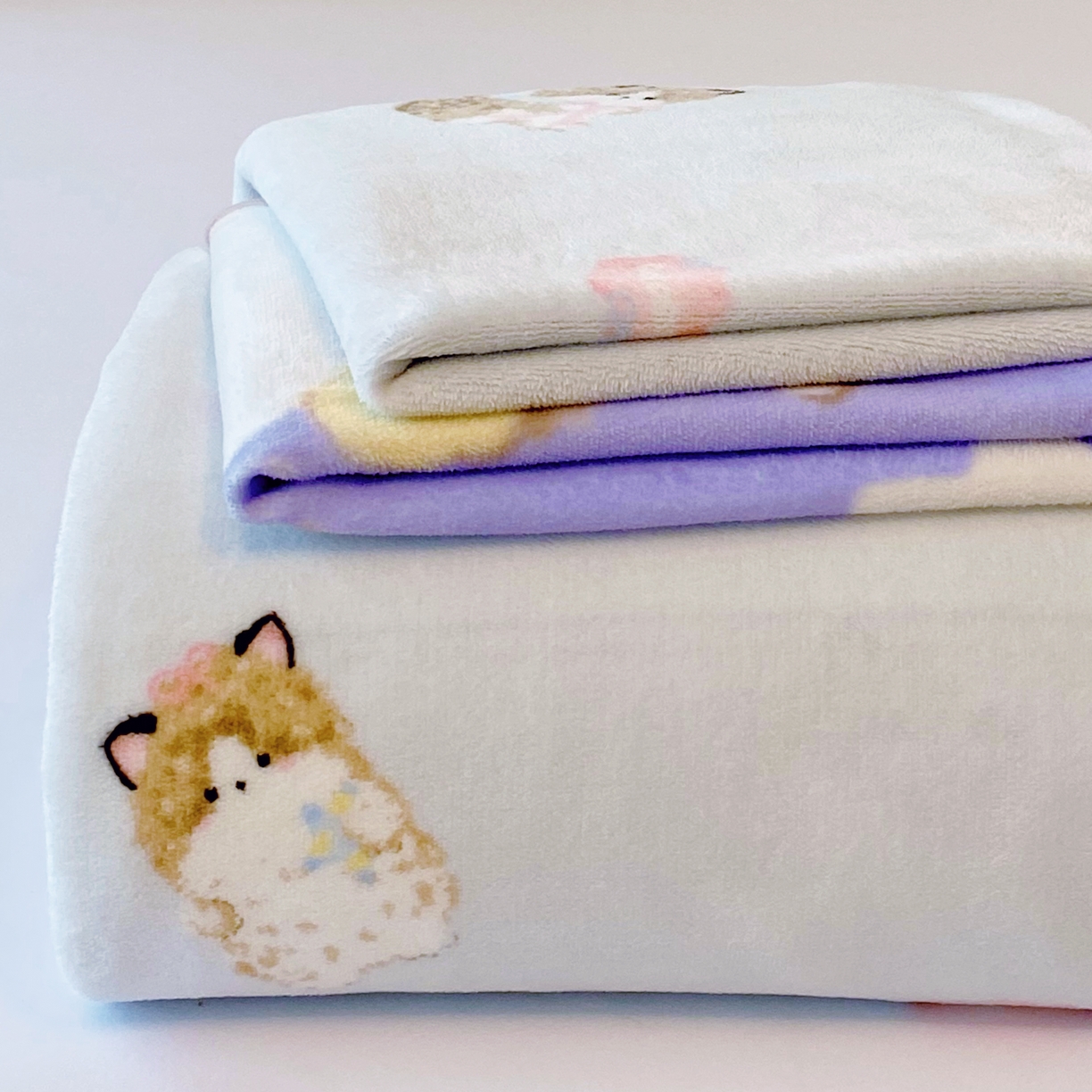 91家纺网 家纺一手货源 找家纺 （总）葡萄家 2025年新款牛奶绒印花单床单萌系卡通床单款