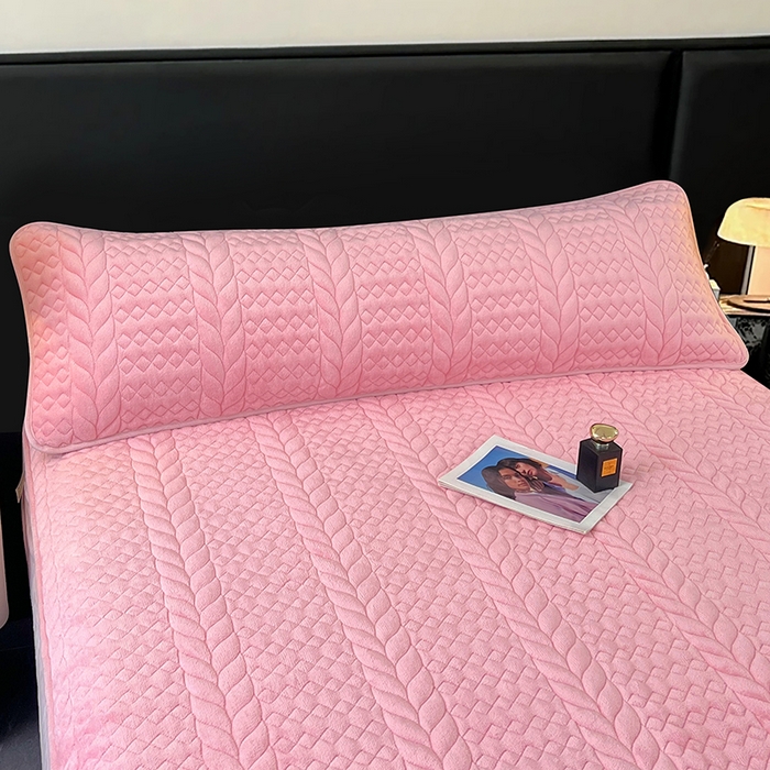 91家纺网 家纺一手货源 找家纺 （总）梦舒羽 2025新款牛奶绒夹棉枕套情侣双人加长枕芯套枕头套-轻奢