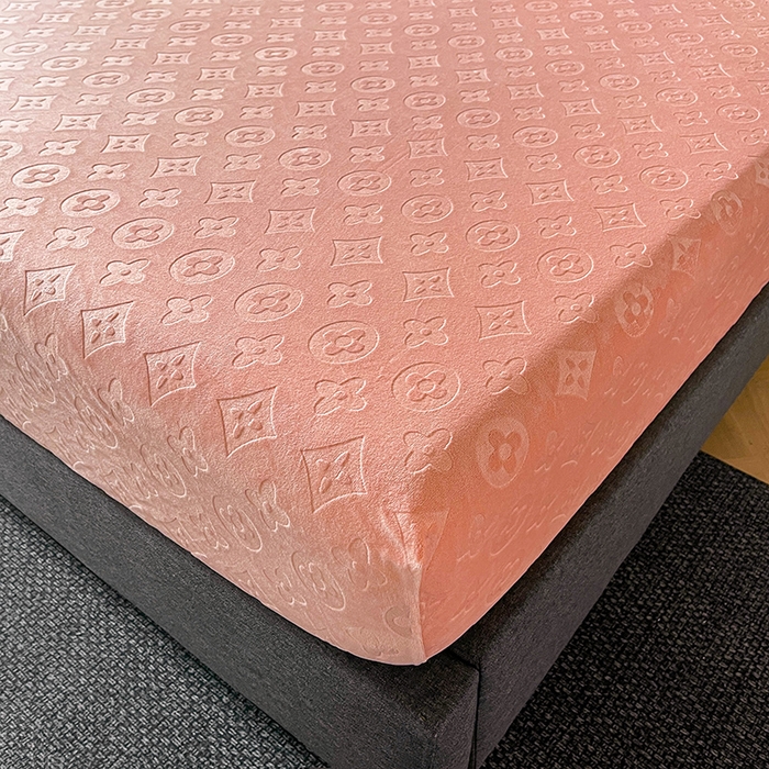 91家纺网 家纺一手货源 找家纺 曼陀罗 2025秋冬新款牛奶绒纯色单床笠 床笠单件-爱乐维 爱乐维-暖玉