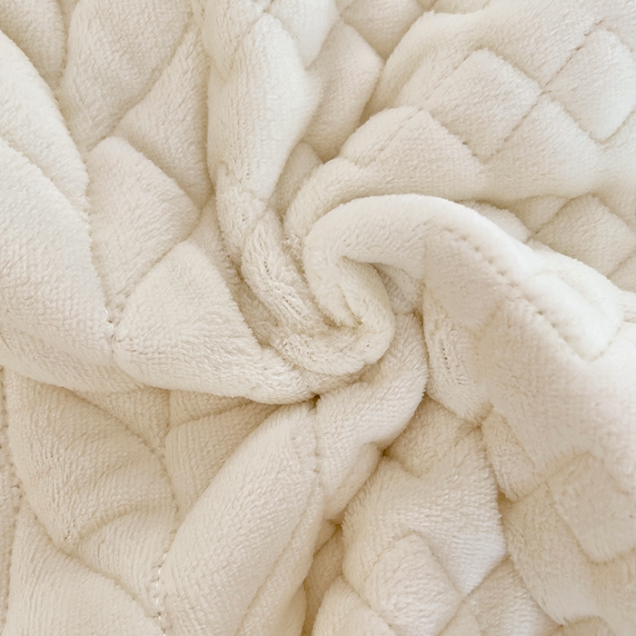 91家纺网 家纺一手货源 找家纺 梦舒羽 2025新款牛奶绒夹棉枕套情侣双人加长枕芯套枕头套-轻奢 轻奢包边款-象牙白