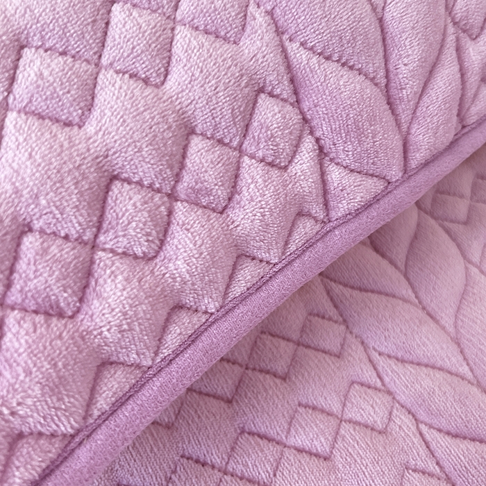 91家纺网 家纺一手货源 找家纺 梦舒羽 2025新款牛奶绒夹棉枕套情侣双人加长枕芯套枕头套-轻奢 轻奢包边款-梦幻紫