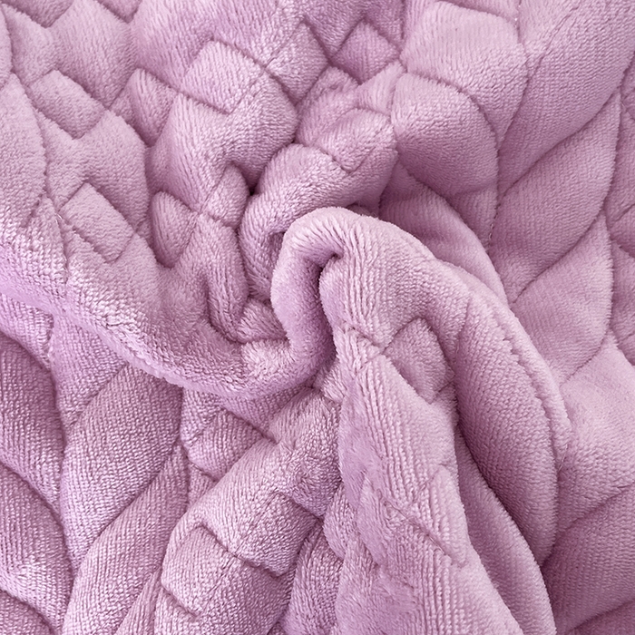 91家纺网 家纺一手货源 找家纺 梦舒羽 2025新款牛奶绒夹棉枕套情侣双人加长枕芯套枕头套-轻奢 轻奢包边款-梦幻紫