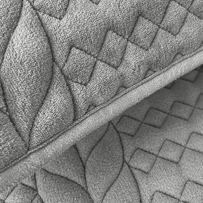 91家纺网 家纺一手货源 找家纺 梦舒羽 2025新款牛奶绒夹棉枕套情侣双人加长枕芯套枕头套-轻奢 轻奢包边款-星辰灰