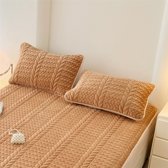 91家纺网 家纺一手货源 找家纺 梦舒羽 2025新款牛奶绒夹棉枕套单人宿舍枕芯套枕头套一对-轻奢 轻奢包边款-奶茶咖