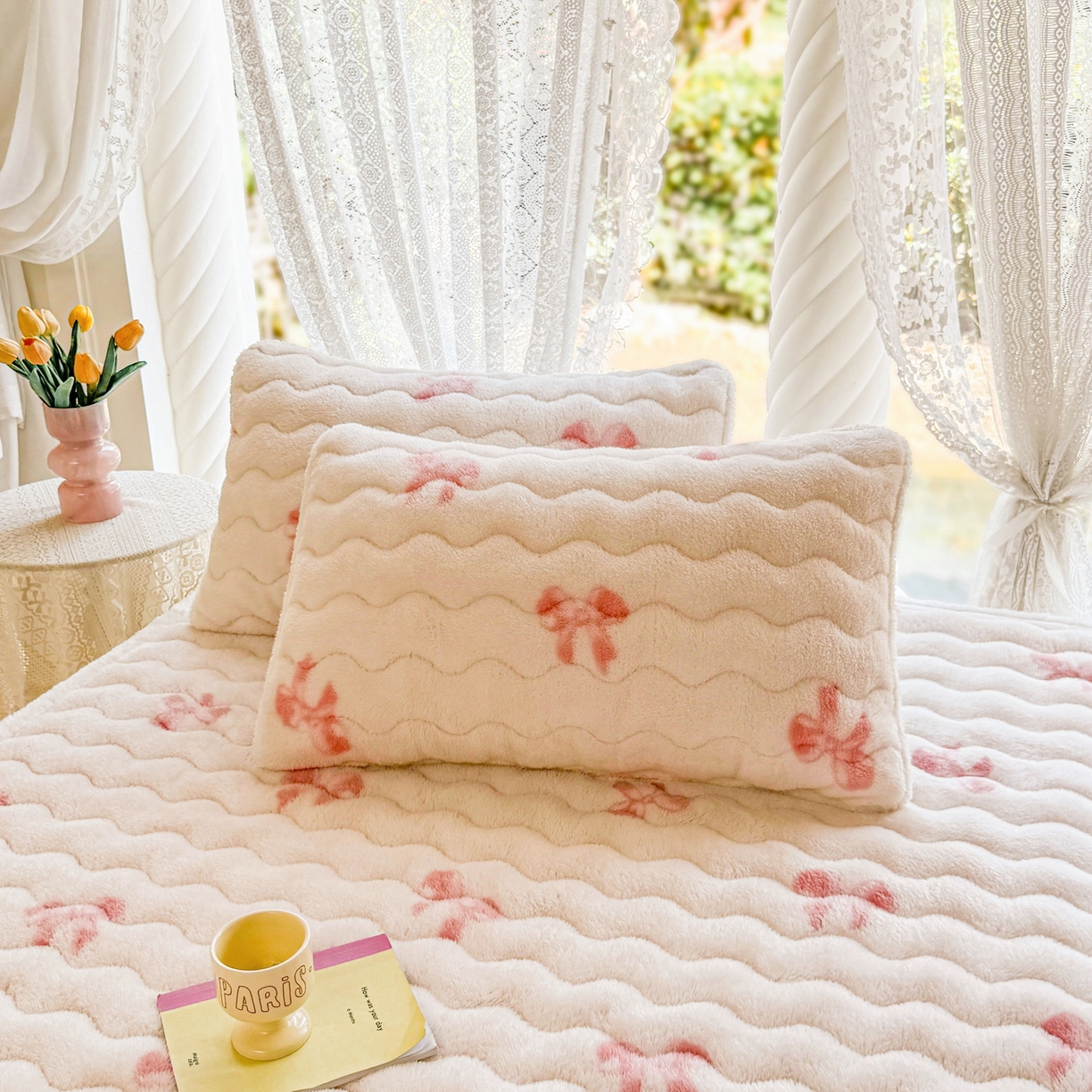 91家纺网 家纺一手货源 找家纺 （总）LIFE.丽芙 2025秋冬新款A类北极绒保暖加厚夹棉枕套