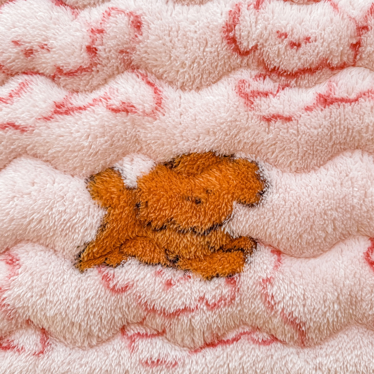 91家纺网 家纺一手货源 找家纺 LIFE.丽芙 2025秋冬新款A类北极绒保暖加厚夹棉枕套 追逐-粉