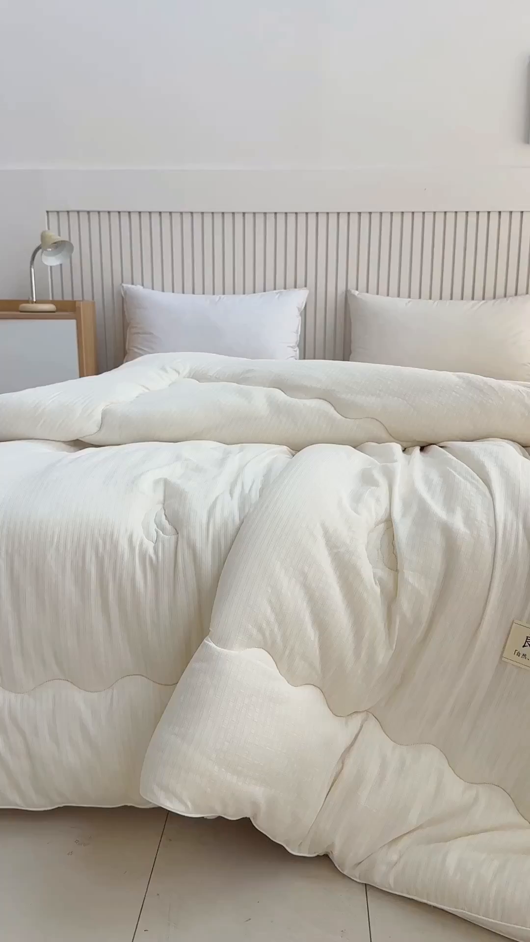 91家纺网 家纺一手货源 找家纺 （总）梵克保罗 2025新款小竹棉立体提花大豆被子被芯