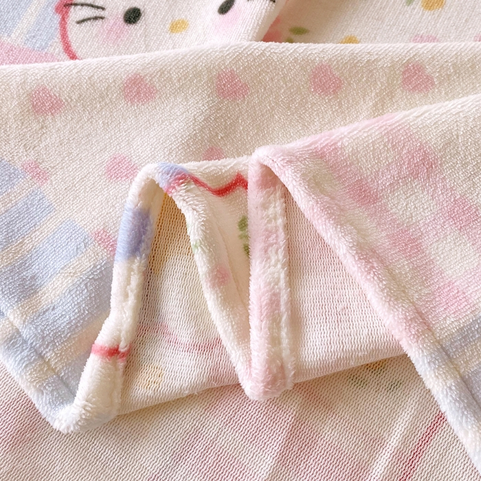 91家纺网 家纺一手货源 找家纺 葡萄家 2025年新款牛奶绒印花单床单萌系卡通床单款 布丁猫