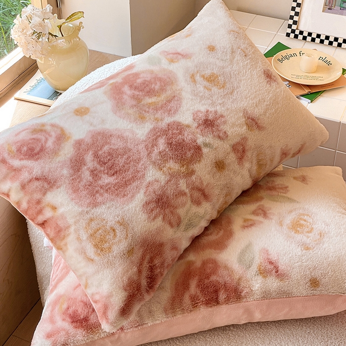 91家纺网 家纺一手货源 找家纺 （总）安哆啦家纺 2025新款高克重兔毛绒印花牛奶绒四件套