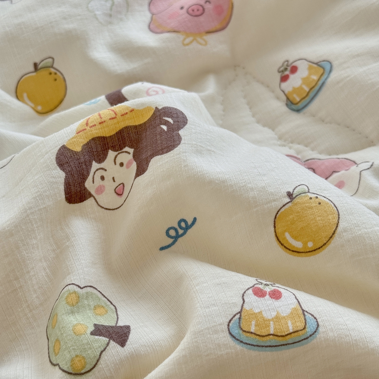 91家纺网 家纺一手货源 找家纺 （总）梵克保罗 2025新款印花豆豆被子被芯