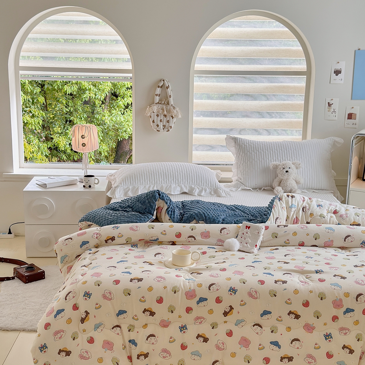 91家纺网 家纺一手货源 找家纺 （总）梵克保罗 2025新款印花豆豆被子被芯