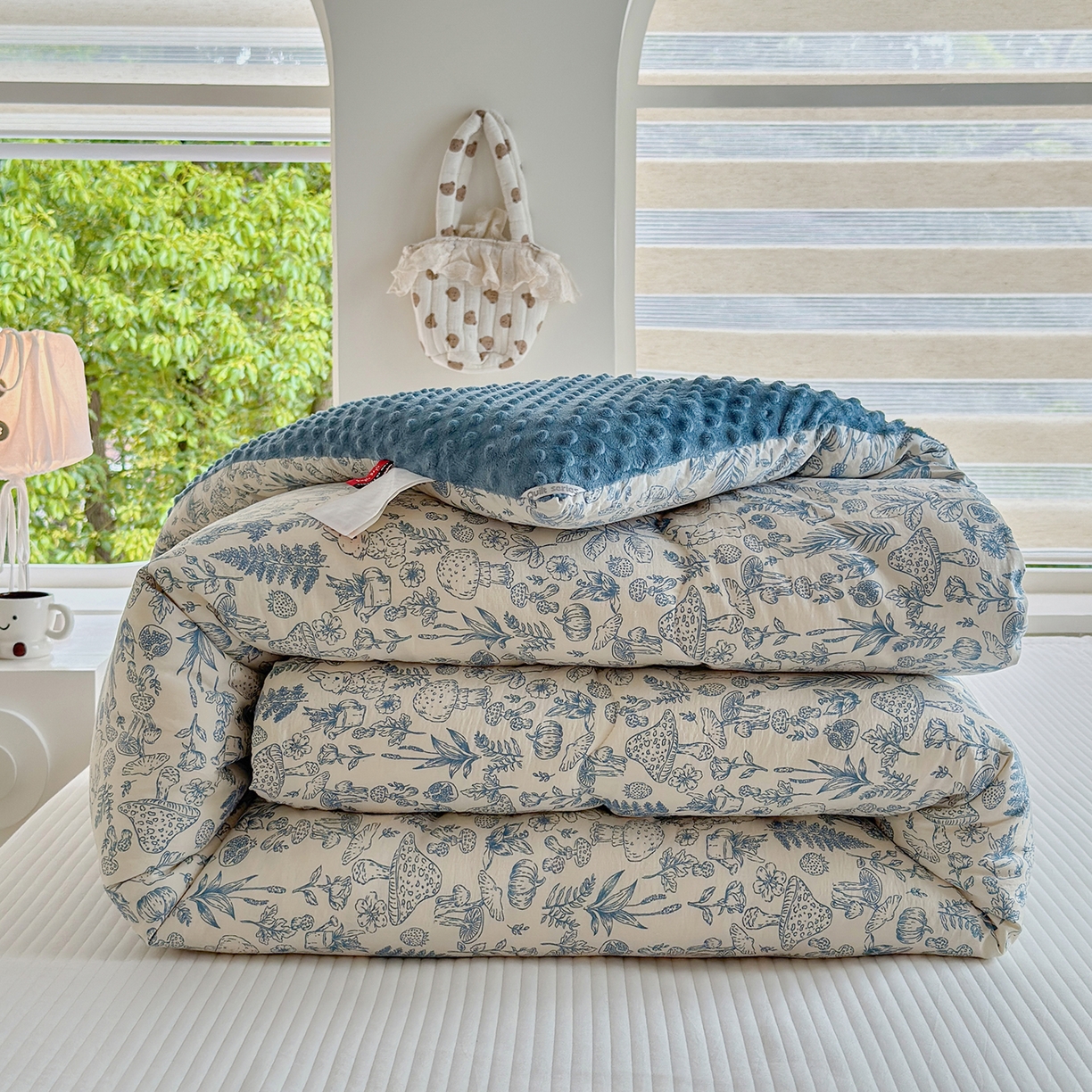 91家纺网 家纺一手货源 找家纺 （总）梵克保罗 2025新款印花豆豆被子被芯