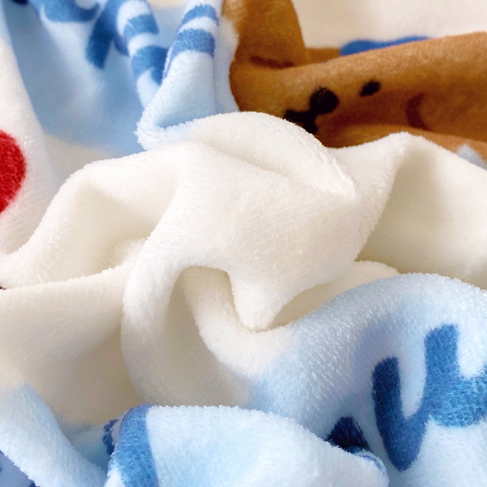 91家纺网 家纺一手货源 找家纺 葡萄家 2025年新款牛奶绒印花单床单萌系卡通床单款 俏皮狗