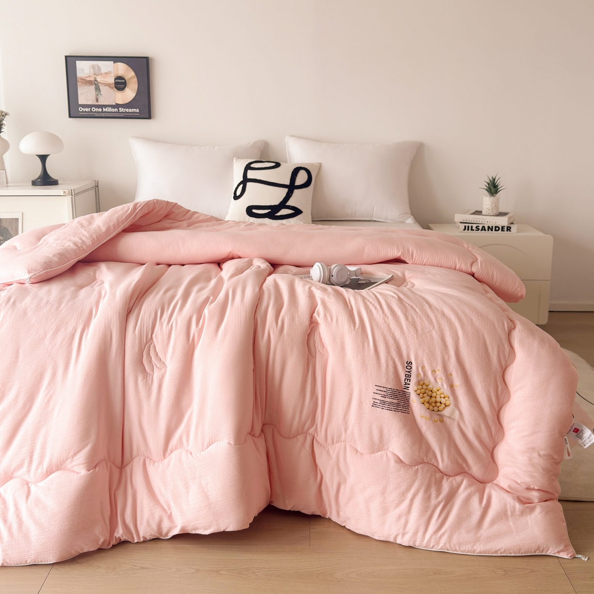 91家纺网 家纺一手货源 找家纺 （总）梵克保罗 2025新款大豆贴贴子母被子被芯