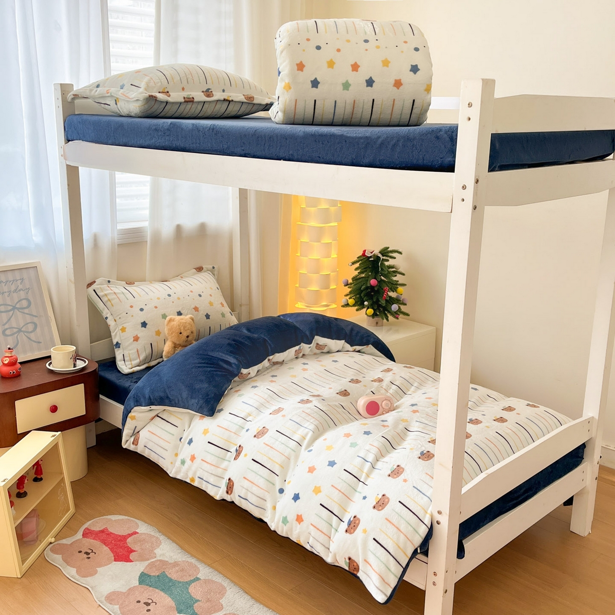 91家纺网 家纺一手货源 找家纺 （总）寻米 2025新款高克重加厚保暖牛奶绒床笠-宿舍图