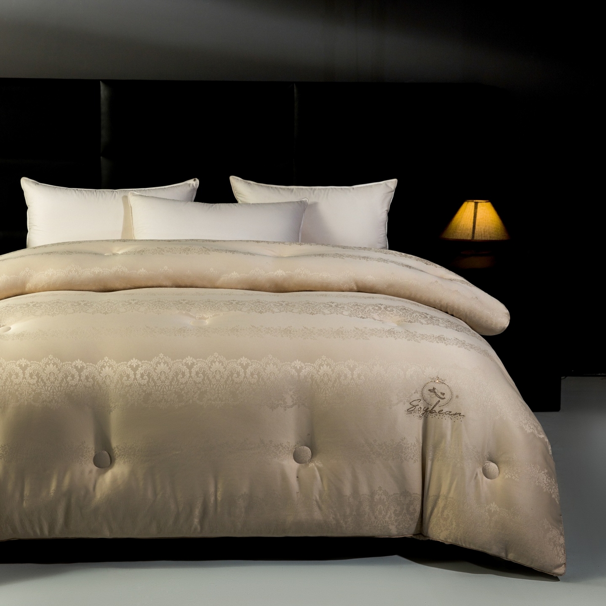 91家纺网 家纺一手货源 找家纺 （总）梵克保罗 2025新款金钻60支大豆蛋白提花子母被被子被芯