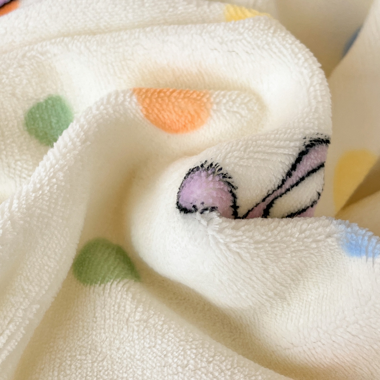 91家纺网 家纺一手货源 找家纺 寻米 2025新款高克重加厚保暖牛奶绒床笠-宿舍图 彩虹小狗