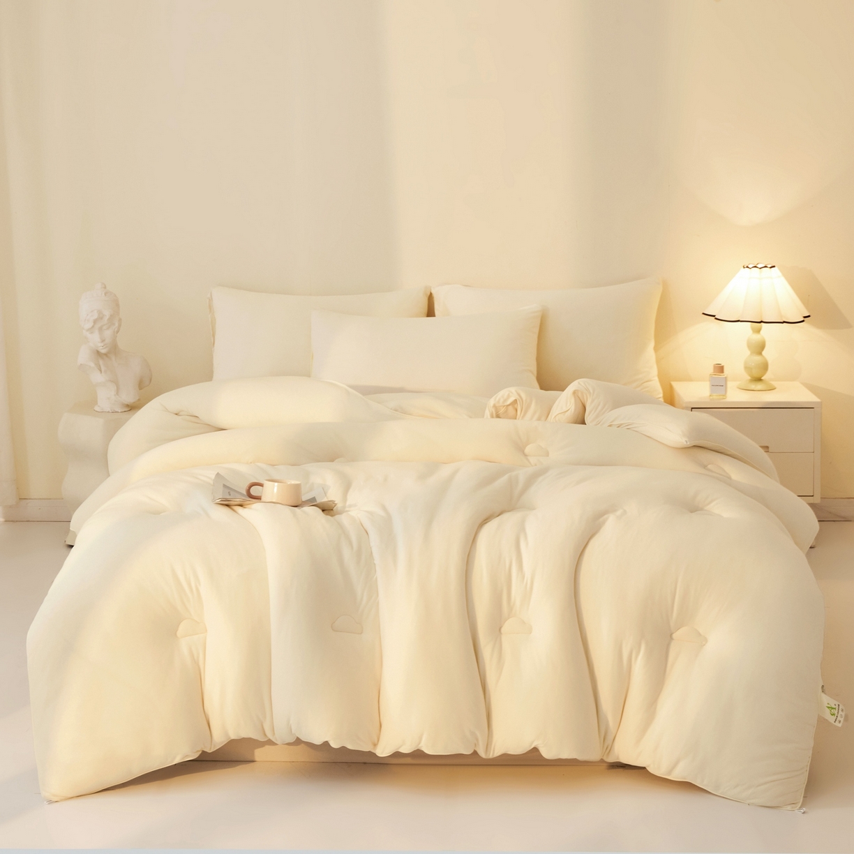 91家纺网 家纺一手货源 找家纺 （总）梵克保罗 2025新款针织棉大豆被被子被芯