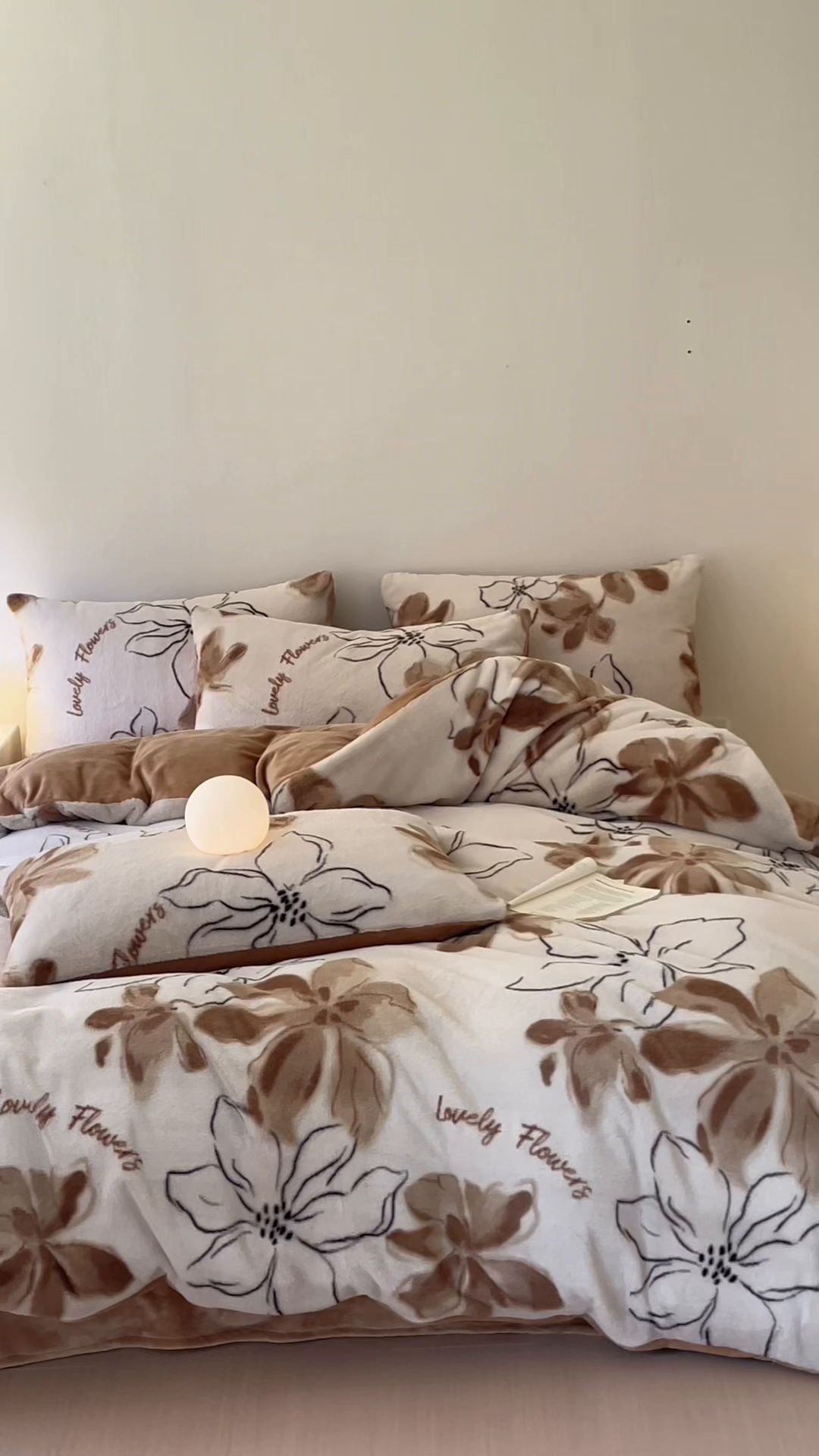 91家纺网 家纺一手货源 找家纺 安哆啦家纺 2025新款高克重兔毛绒印花牛奶绒四件套 空谷幽兰