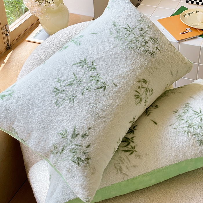 91家纺网 家纺一手货源 找家纺 安哆啦家纺 2025新款高克重兔毛绒印花牛奶绒四件套 品竹