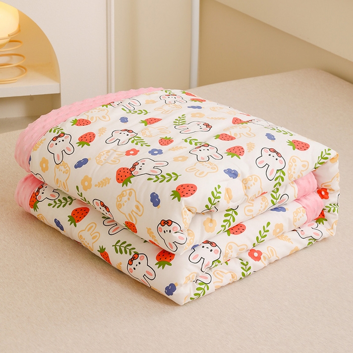 91家纺网 家纺一手货源 找家纺 （总）十九色 2025秋冬新款全棉豆豆被春秋被被子被芯