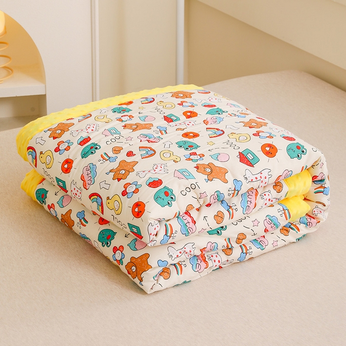 91家纺网 家纺一手货源 找家纺 （总）十九色 2025秋冬新款全棉豆豆被春秋被被子被芯