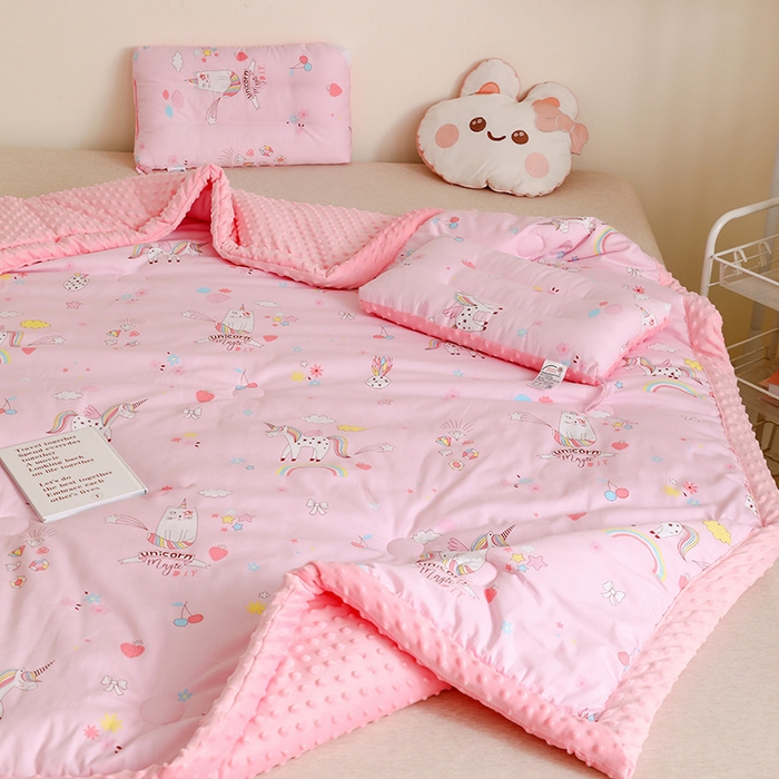 91家纺网 家纺一手货源 找家纺 （总）十九色 2025秋冬新款全棉豆豆被春秋被被子被芯