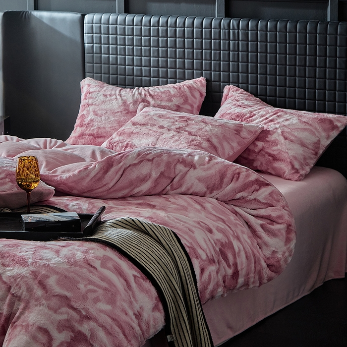 91家纺网 家纺一手货源 找家纺 （总）缘生活 2025新款消光印花绒四件套年轻时尚