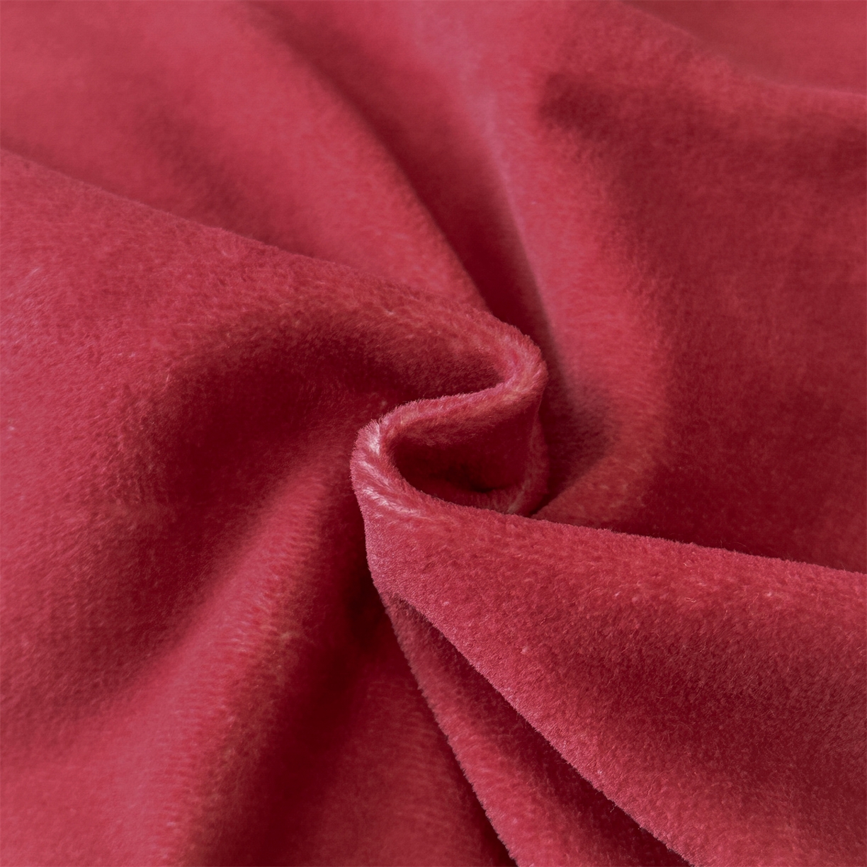 91家纺网 家纺一手货源 找家纺 星座家纺 2025新款轻奢牛奶绒四件套-极简系列 朱砂红