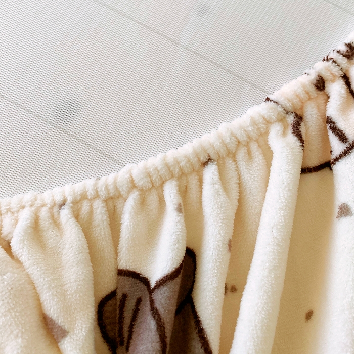 91家纺网 家纺一手货源 找家纺 葡萄家 2025年新款牛奶绒印花单床笠萌系卡通床笠款 动物乐园