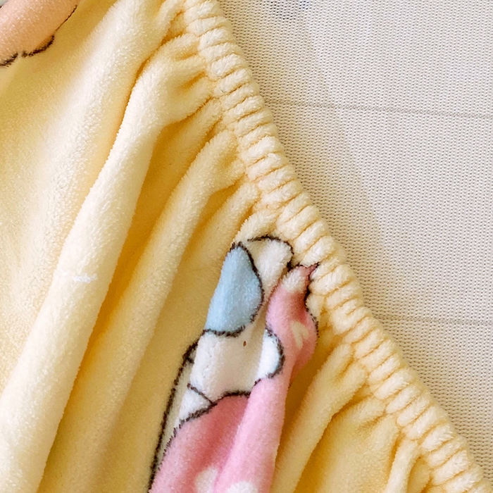 91家纺网 家纺一手货源 找家纺 葡萄家 2025年新款牛奶绒印花单床笠萌系卡通床笠款 卡通乐园