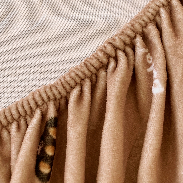 91家纺网 家纺一手货源 找家纺 葡萄家 2025年新款牛奶绒印花单床笠萌系卡通床笠款 拉蒙