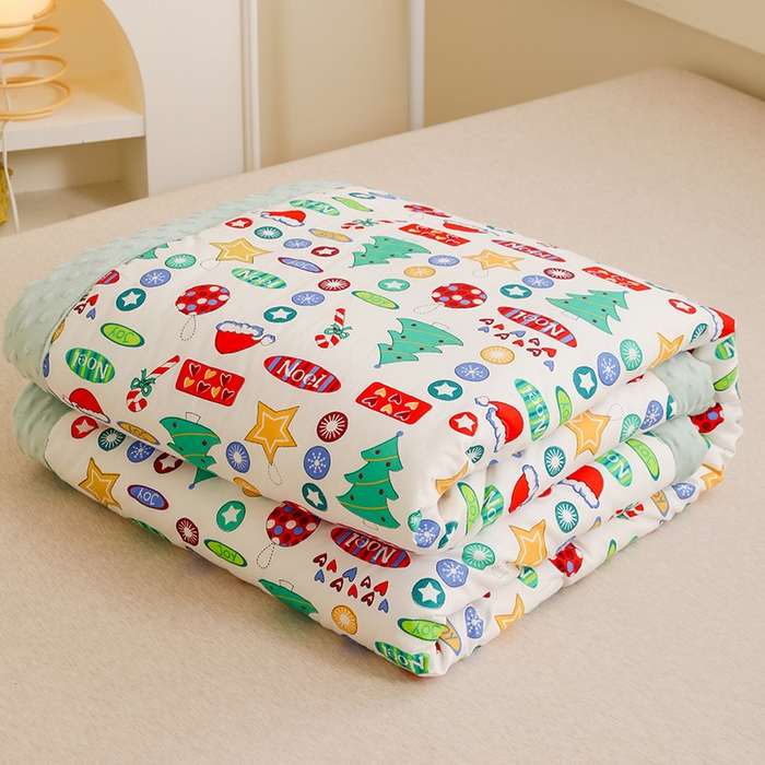 91家纺网 家纺一手货源 找家纺 十九色 2025秋冬新款全棉豆豆被春秋被被子被芯 组合图仅供展示不可下单