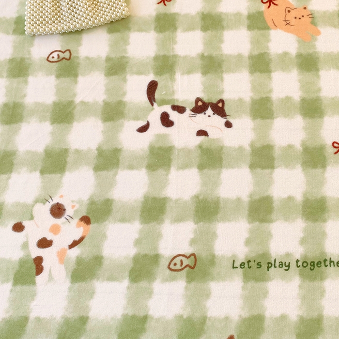 91家纺网 家纺一手货源 找家纺 葡萄家 2025年新款牛奶绒印花单床笠萌系卡通床笠款 莫妮卡