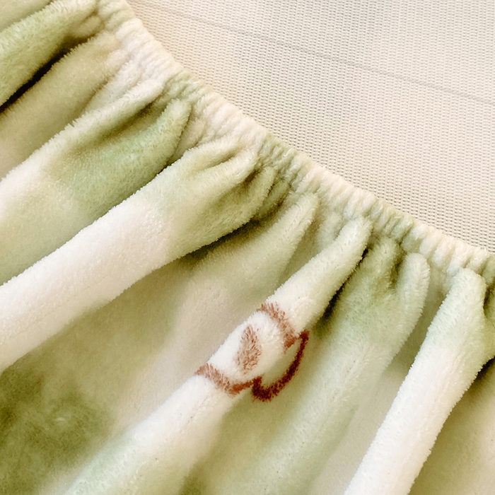 91家纺网 家纺一手货源 找家纺 葡萄家 2025年新款牛奶绒印花单床笠萌系卡通床笠款 莫妮卡