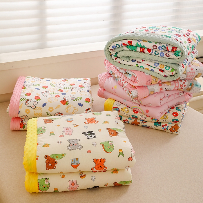 91家纺网 家纺一手货源 找家纺 十九色 2025秋冬新款全棉豆豆被春秋被被子被芯 组合图仅供展示不可下单