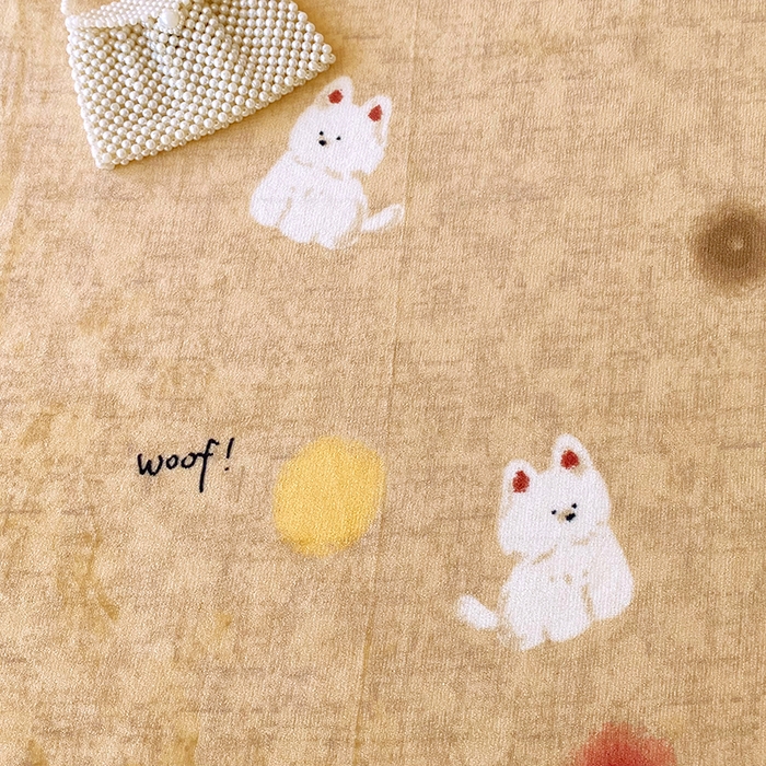 91家纺网 家纺一手货源 找家纺 葡萄家 2025年新款牛奶绒印花单床笠萌系卡通床笠款 泡芙狗