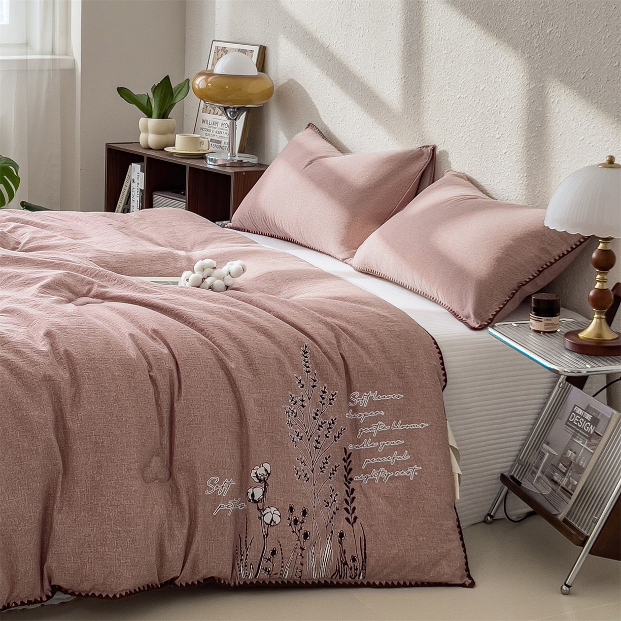 91家纺网 家纺一手货源 找家纺 （总）梵克保罗 2025秋冬新品10A抗菌素麻棉花春秋被冬被被芯跨境外贸