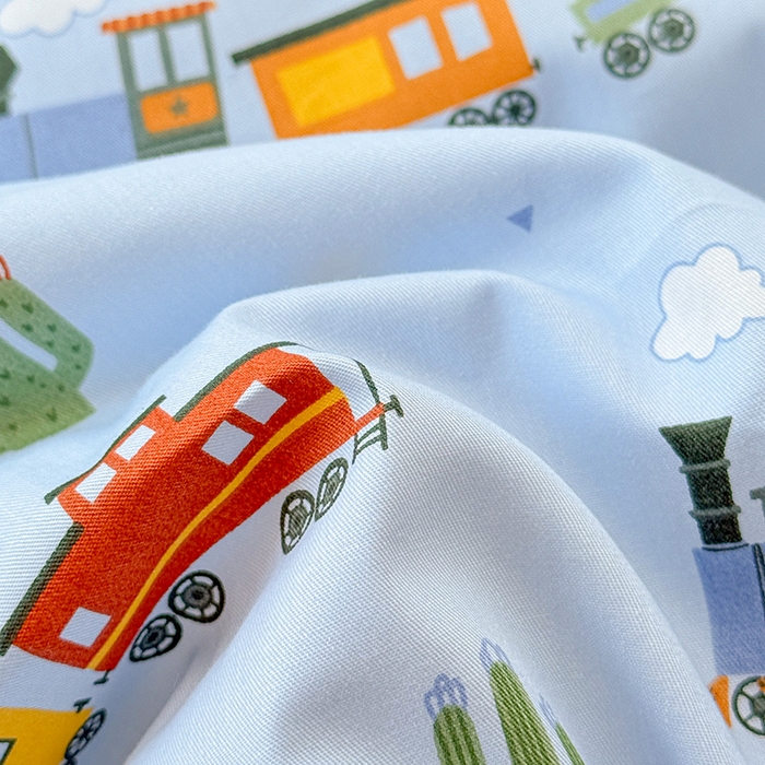 91家纺网 家纺一手货源 找家纺 十九色 2025秋冬新款全棉豆豆被春秋被被子被芯 小火车