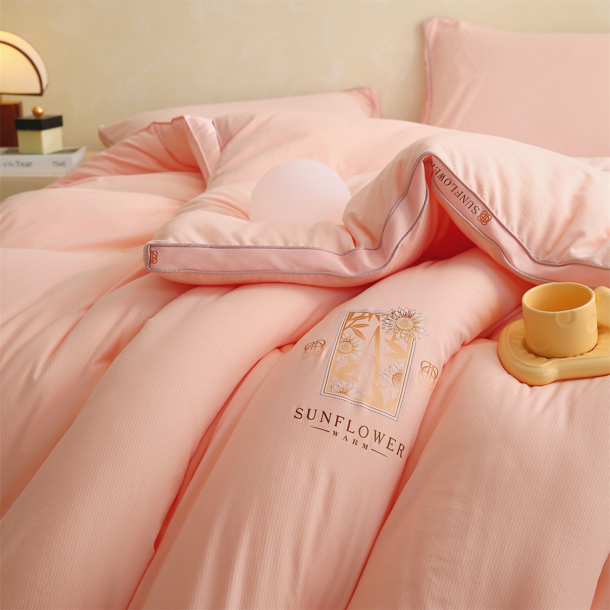 91家纺网 家纺一手货源 找家纺 （总）梵克保罗 2025秋冬新品10A抗菌立体单人被双人被春秋被子被芯外贸-金阙朝岚